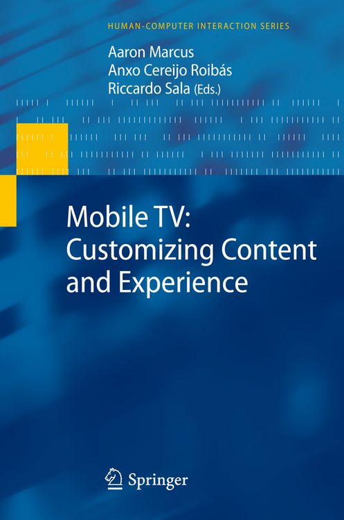 Produktbild: Mobile TV: Customizing Content and Experience