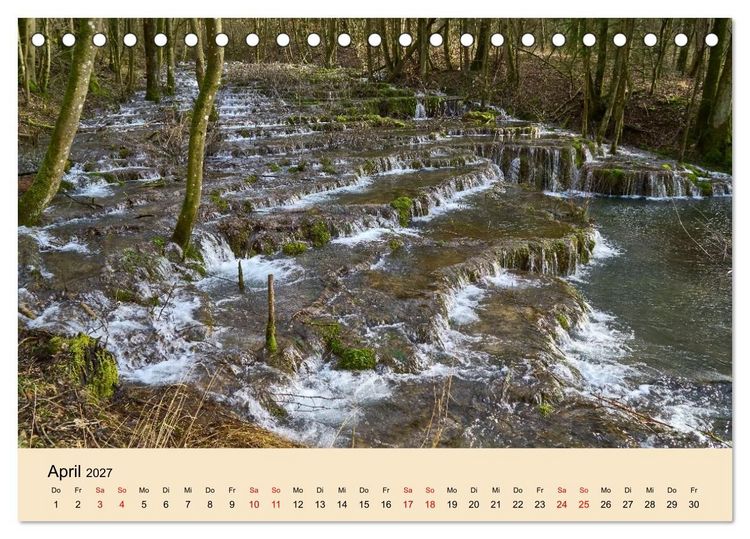 Produktbild: Franken - eine Region voller Naturwunder (Tischkalender 2027 DIN A5 quer), CALVENDO Monatskalender