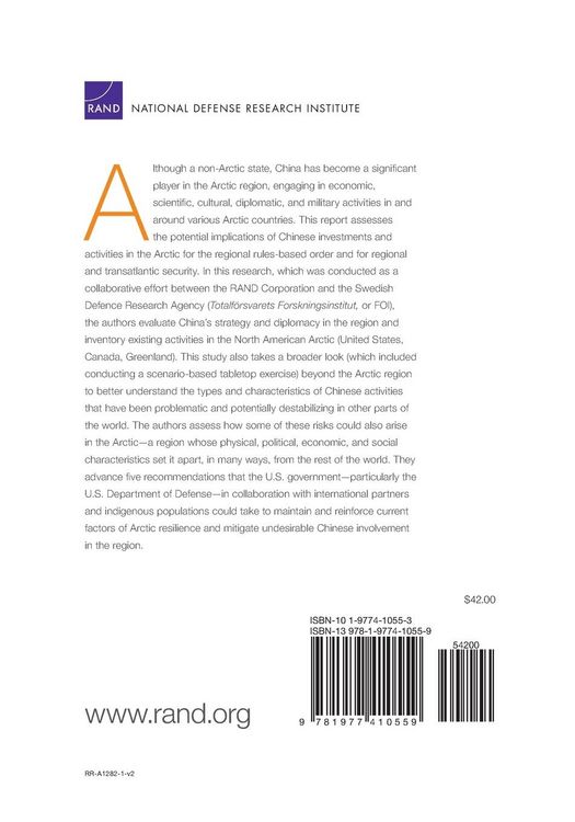 Produktbild: China's Strategy and Activities in the Arctic