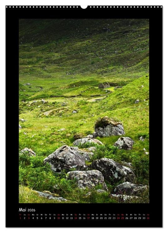 Produktbild: Irland - Romantische Pl&auml;tze auf der Gr&uuml;nen Insel (hochwertiger Premium Wandkalender 2026 DIN A2 hoch), Kunstdruck in Hochglanz