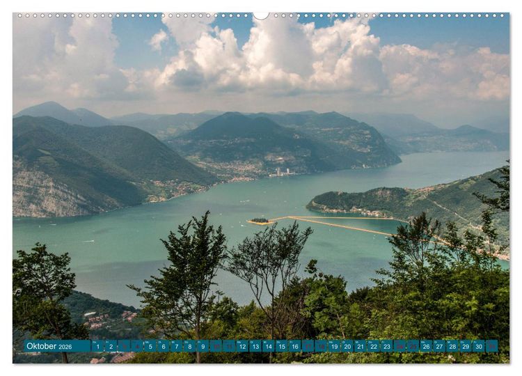 Produktbild: Iseo-See (Wandkalender 2026 DIN A2 quer), CALVENDO Monatskalender