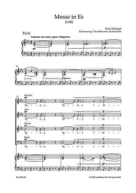Produktbild: Schubert, F: Messe in Es