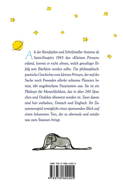 Der Kleine Prinz / Little Prince (zweisprachige Ausgabe)