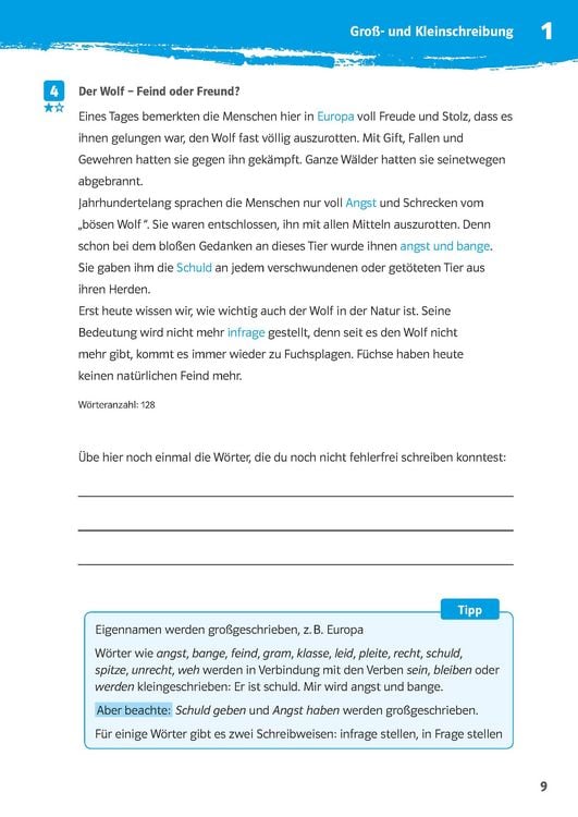 Klett 10-Minuten-Training Deutsch Rechtschreibung Diktate 5./6. Klasse