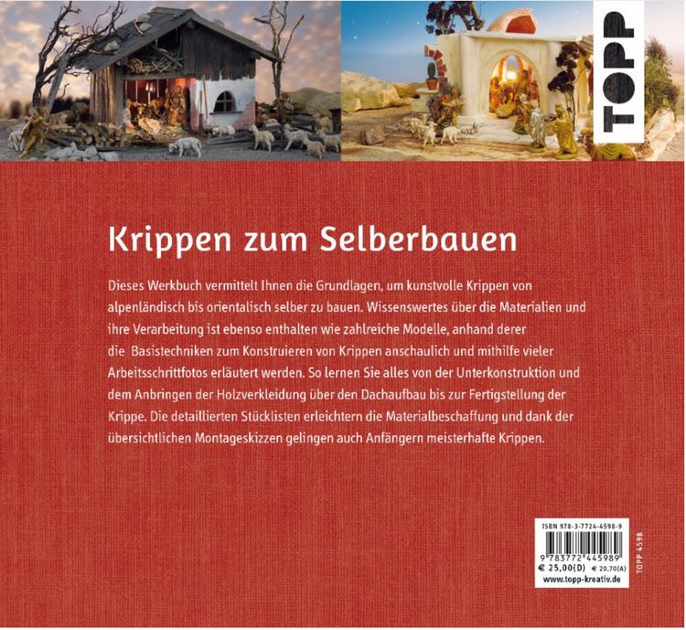 Produktbild: Krippen zum Selberbauen. Von alpenl&auml;ndisch bis orientalisch (Werkstatt)
