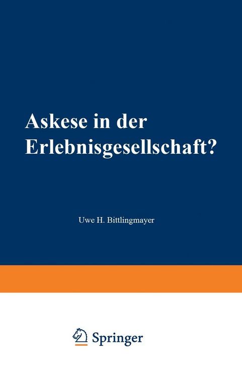 Produktbild: Askese in der Erlebnisgesellschaft?