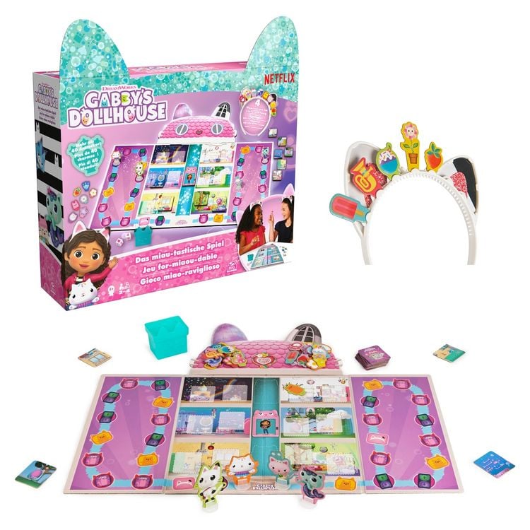 Produktbild: Spin Master - Gabbys Dollhouse - Das miau-tastische Spiel