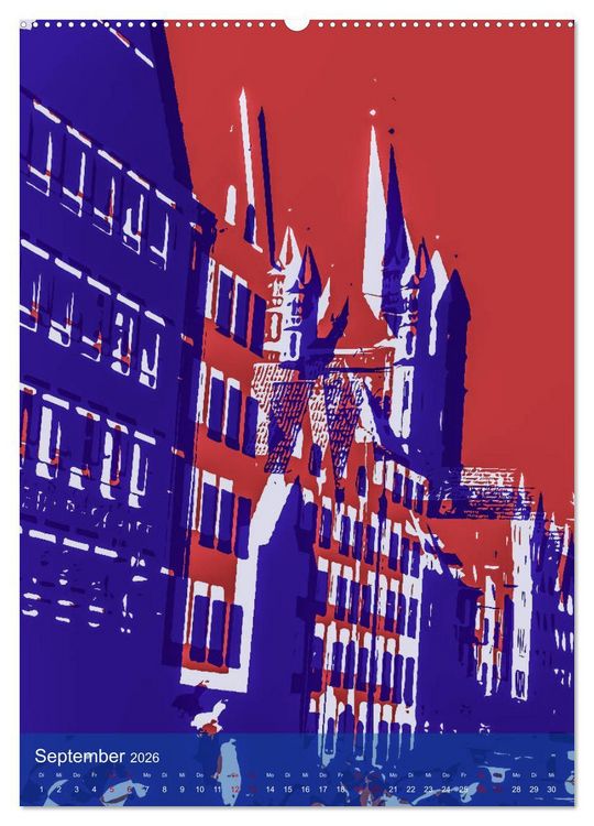 Produktbild: Pop-Artiges K&ouml;ln (hochwertiger Premium Wandkalender 2026 DIN A2 hoch), Kunstdruck in Hochglanz