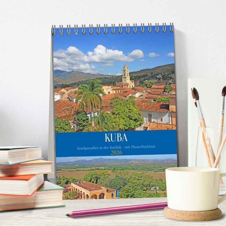 Produktbild: Kuba - Inselparadies in der Karibik (Tischkalender 2026 DIN A5 hoch), CALVENDO Monatskalender