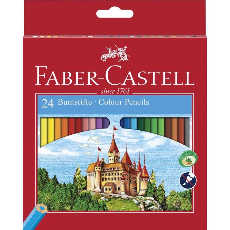 Produktbild: Faber-Castell Buntstifte Castle, 24er Set