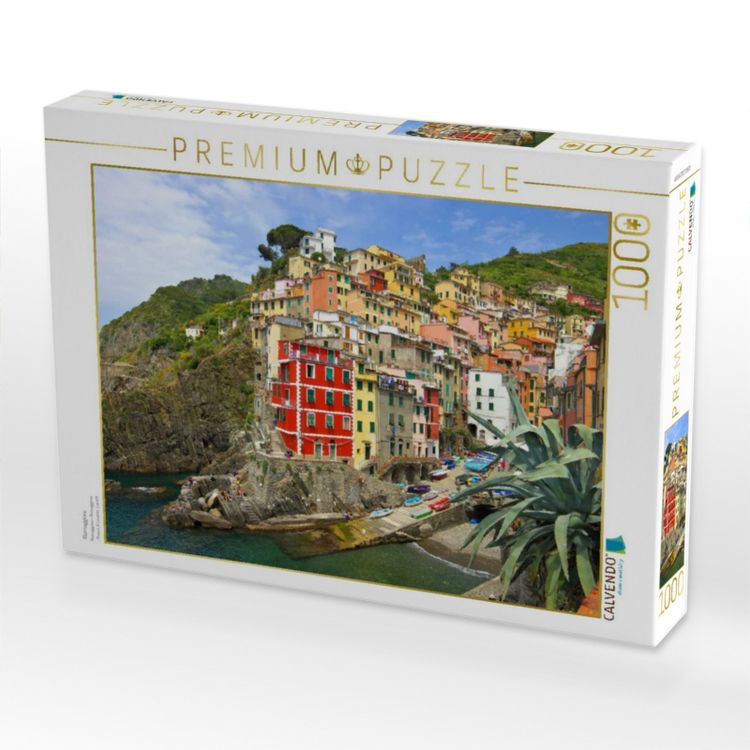 Produktbild: CALVENDO Puzzle Riomaggiore | 1000 Teile Lege-Gr&ouml;&szlig;e 64x48cm Foto-Puzzle f&uuml;r gl&uuml;ckliche Stunden