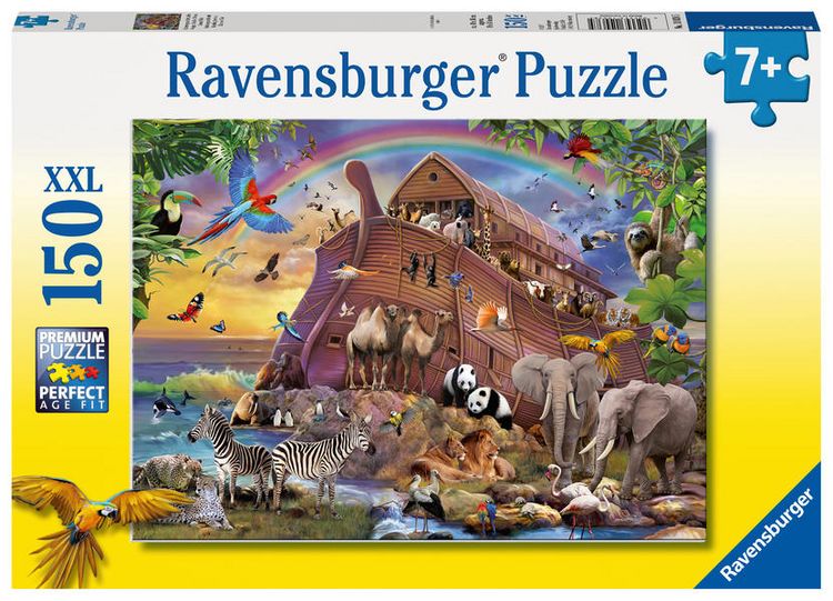 Produktbild: Puzzle Ravensburger Unterwegs mit der Arche 150 Teile XXL