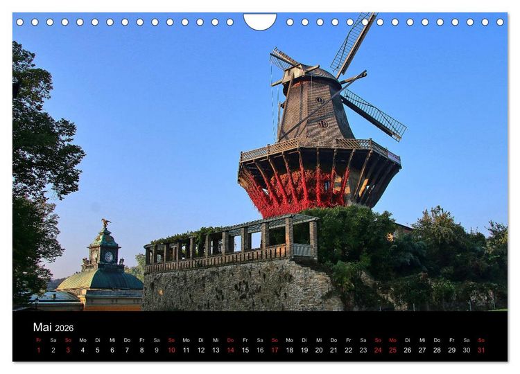 Produktbild: Potsdam 2026 (Wandkalender 2026 DIN A4 quer), CALVENDO Monatskalender