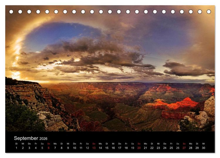 Produktbild: USA S&uuml;d-West (Tischkalender 2026 DIN A5 quer), CALVENDO Monatskalender