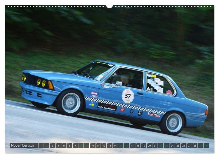 Produktbild: OLDTIMER BERGRENNEN - BMW Fahrzeuge (hochwertiger Premium Wandkalender 2025 DIN A2 quer), Kunstdruck in Hochglanz