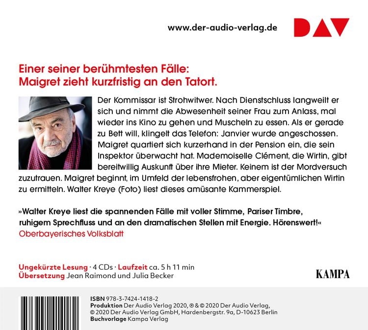 Produktbild: Maigret als m&ouml;blierter Herr