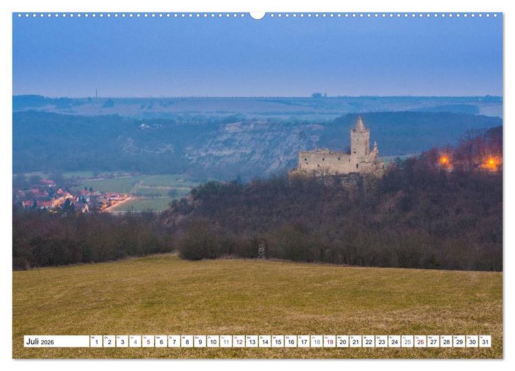 Produktbild: Sachsen-Anhalt - Schl&ouml;sser und Burgen (hochwertiger Premium Wandkalender 2026 DIN A2 quer), Kunstdruck in Hochglanz