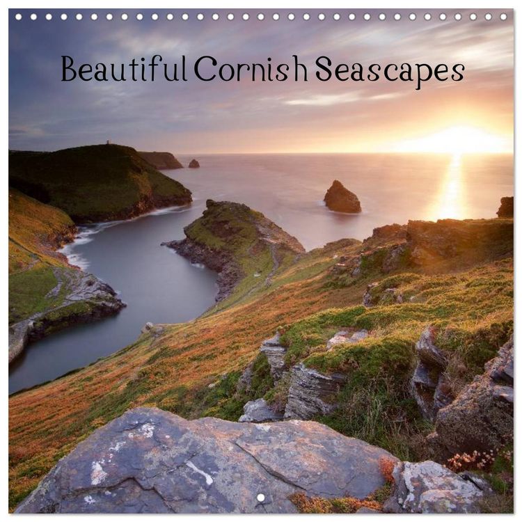 Produktbild: Beautiful Cornish Seascapes (Wall Calendar 2026 12 &times; 12 Inch) CALVENDO 12 Month Wall Calendar