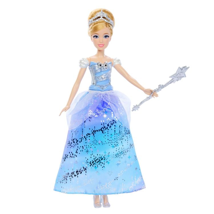 Produktbild: Disney Princess, Cinderella-Modepuppe im bezaubernden Ballkleid mit Licht und Geräuschen, vom Film inspiriert