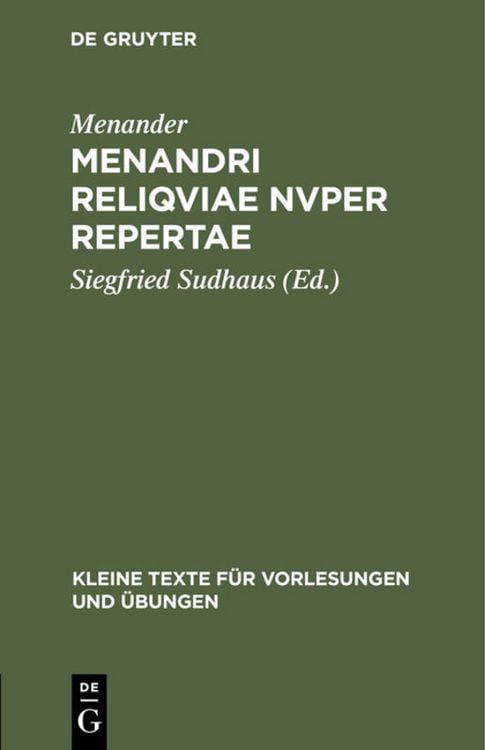 Produktbild: Menandri reliqviae nvper repertae