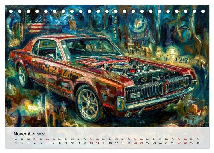 Produktbild: Steroide auf vier R&auml;dern (Tischkalender 2027 DIN A5 quer), CALVENDO Monatskalender