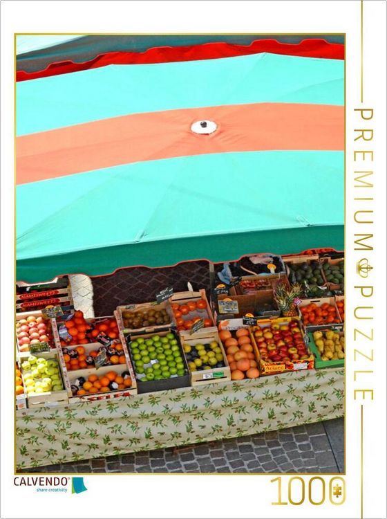 Produktbild: CALVENDO Puzzle Rodez-Markt | 1000 Teile Lege-Gr&ouml;&szlig;e 64x48cm Foto-Puzzle f&uuml;r gl&uuml;ckliche Stunden