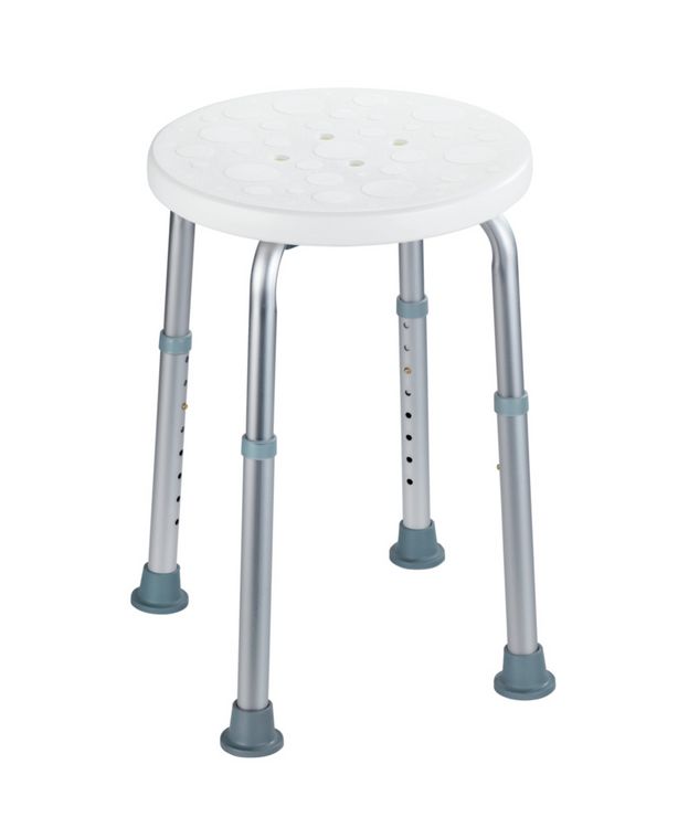 Produktbild: Duschhocker Mod. Secura h&ouml;henverstellbar, 120 kg Tragkraft