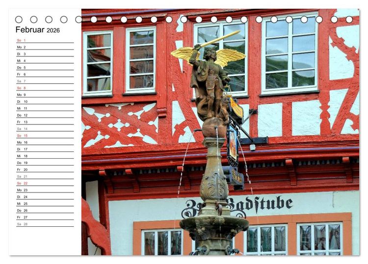 Produktbild: Eine Perle an der Mosel &ndash; Bernkastel-Kues (Tischkalender 2026 DIN A5 quer), CALVENDO Monatskalender