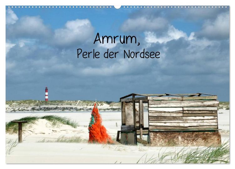 Produktbild: Amrum, Perle der Nordsee (Wandkalender 2026 DIN A2 quer), CALVENDO Monatskalender