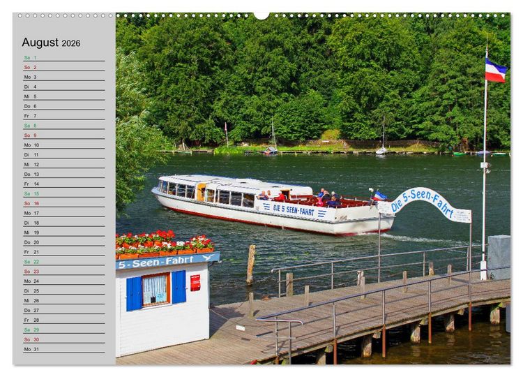 Produktbild: Ein Sommer in Malente (hochwertiger Premium Wandkalender 2026 DIN A2 quer), Kunstdruck in Hochglanz