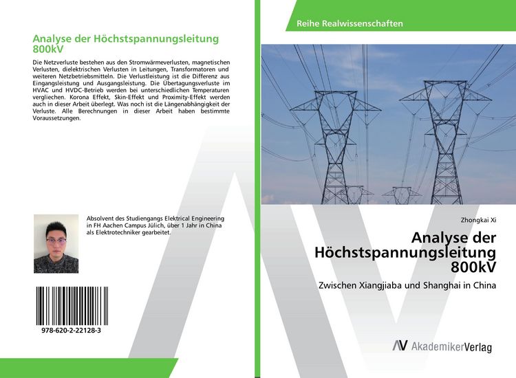 Produktbild: Analyse der H&ouml;chstspannungsleitung 800kV