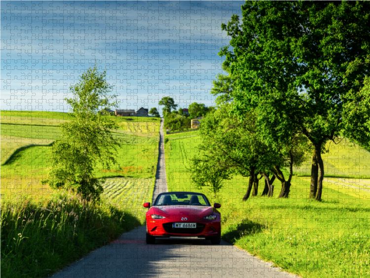 Produktbild: CALVENDO Puzzle Mazda MX-5, Jura, Polen | 1000 Teile Lege-Gr&ouml;&szlig;e 64x48cm Foto-Puzzle f&uuml;r gl&uuml;ckliche Stunden