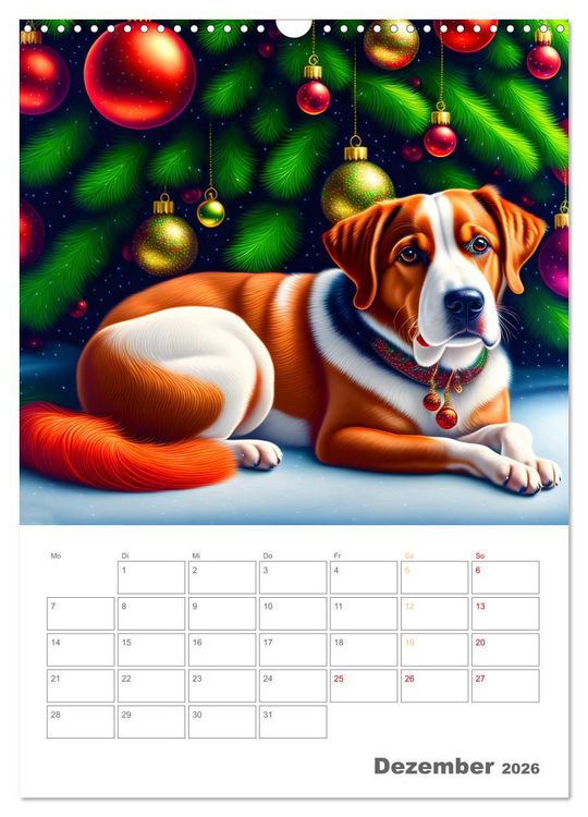 Produktbild: Liebenswerte Hunde und Katzen (Wandkalender 2026 DIN A3 hoch), CALVENDO Monatskalender