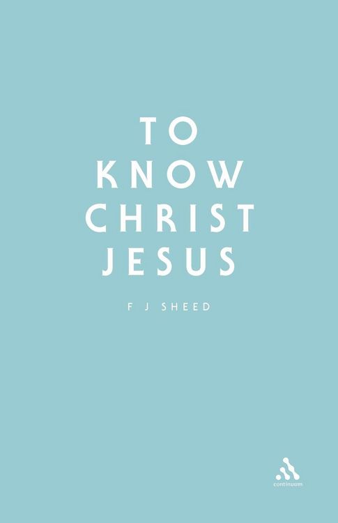 Produktbild: To Know Christ Jesus