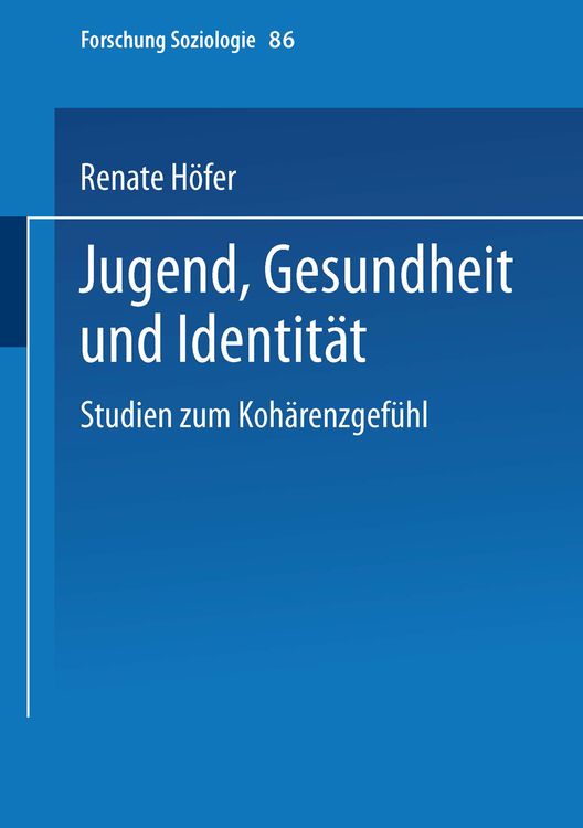 Produktbild: Jugend, Gesundheit und Identit&auml;t