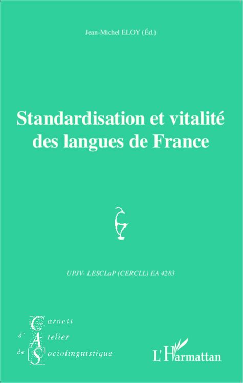 Produktbild: Standardisation et vitalite des langues de France