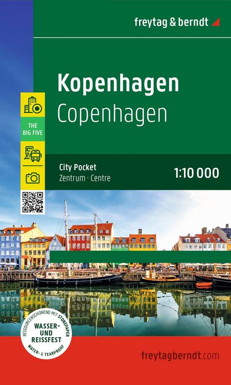 Produktbild: freytag & berndt Innenstadtplan Kopenhagen 1:10.000