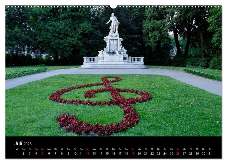 Produktbild: Wien (hochwertiger Premium Wandkalender 2026 DIN A2 quer), Kunstdruck in Hochglanz