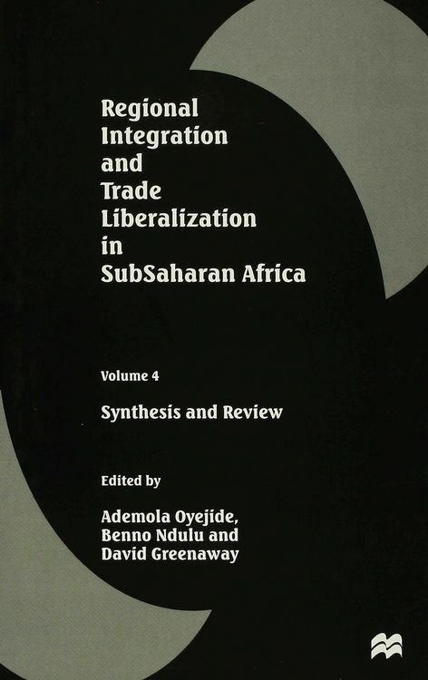 Produktbild: Regional Integration and Trade Liberalization in SubSaharan Africa