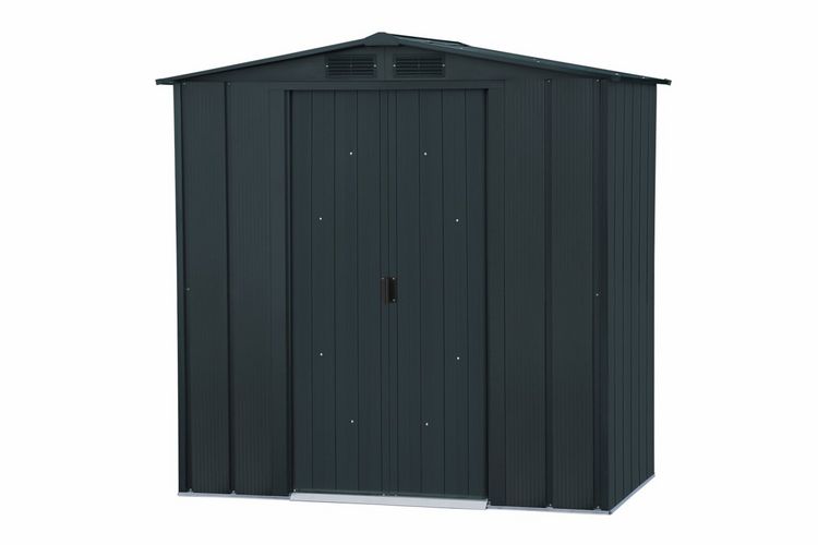 Produktbild: Metall Ger&auml;tehaus 202x123 Gartenhaus Schiebet&uuml;r