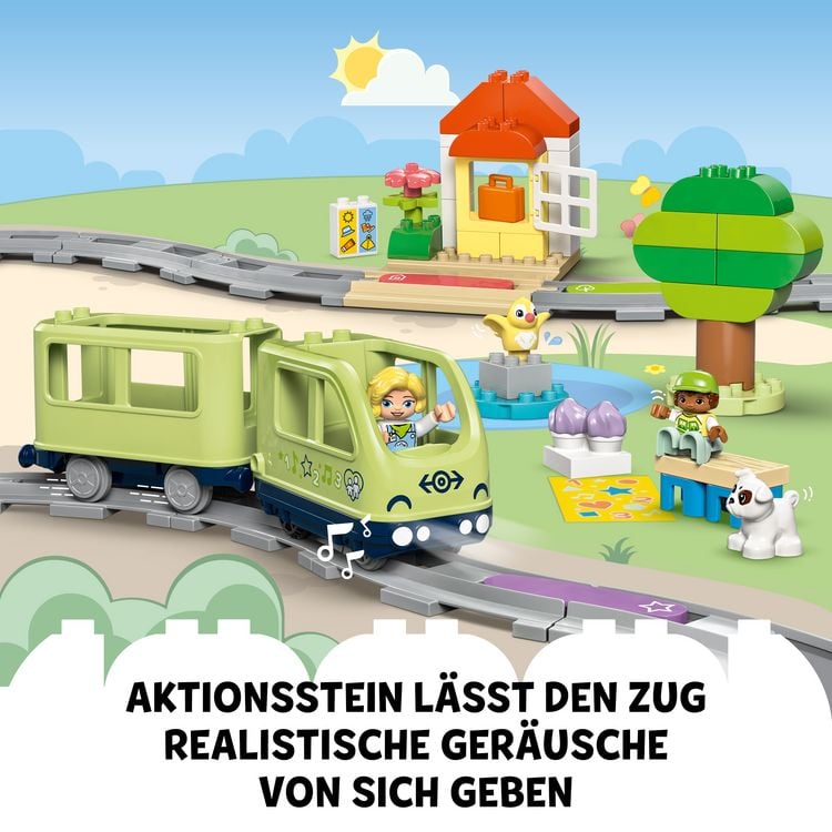 Produktbild: LEGO DUPLO Town 10427 Interaktive Abenteuer-Eisenbahn, Lernspielzeug