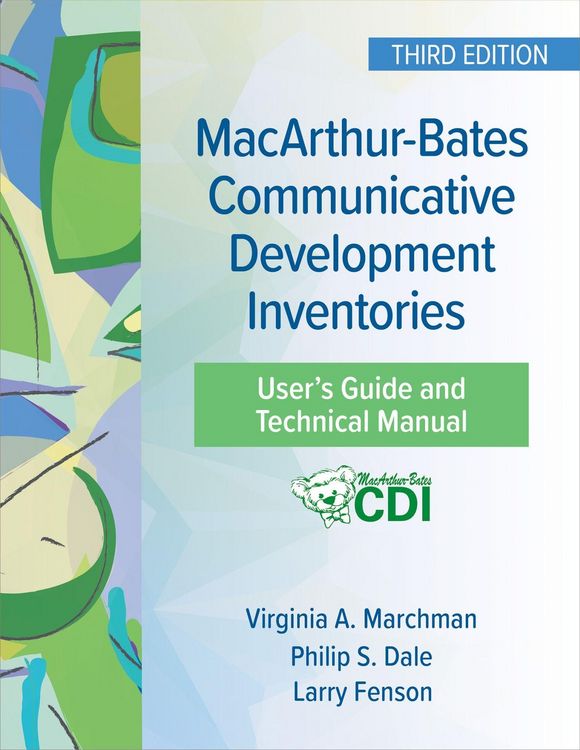 Produktbild: Macarthur-Bates Communicative Development Inventories User's Guide and Technical Manual