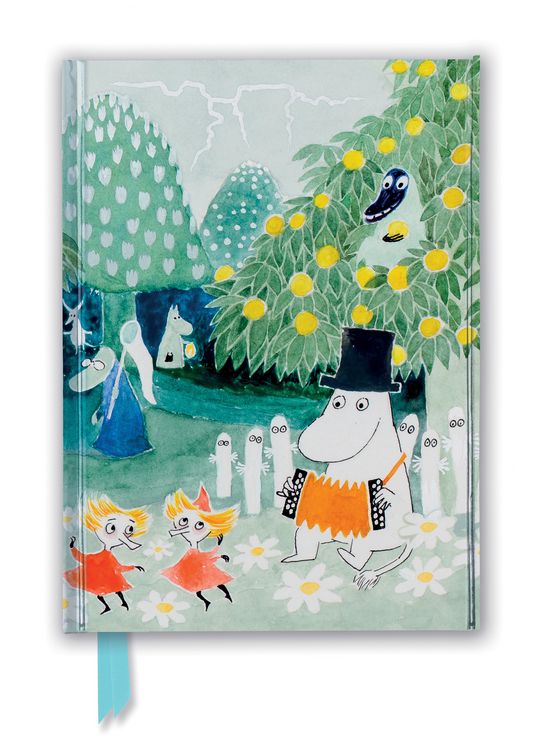 Produktbild: Premium Notizbuch DIN A5: Tove Jansson, Titelbild von "Die Mumins, eine drollige Gesellschaft"