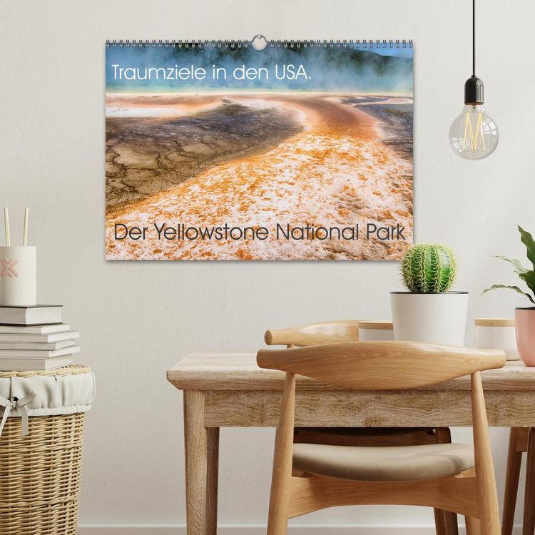 Produktbild: Traumziele in den USA. Der Yellowstone National Park (Wandkalender 2026 DIN A3 quer), CALVENDO Monatskalender