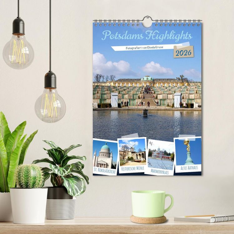Produktbild: Potsdams Highlights (Wandkalender 2026 DIN A4 hoch), CALVENDO Monatskalender