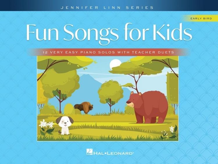 Produktbild: Fun Songs for Kids: 12 Very Easy Piano Solos with Teacher Duets - Jennifer Linn Series