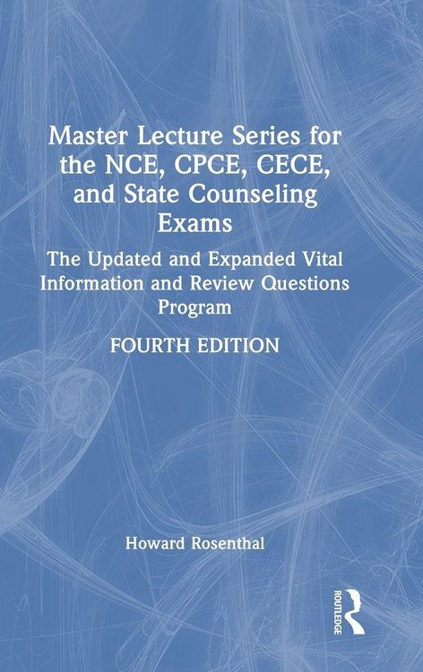 Produktbild: Master Lecture Series for the NCE, CPCE, CECE, and State Counseling Exams