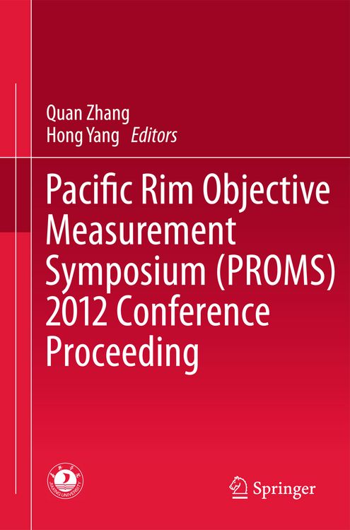 Produktbild: Pacific Rim Objective Measurement Symposium (PROMS) 2012 Conference Proceeding