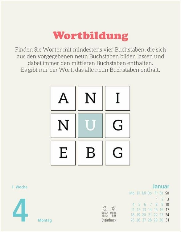 Produktbild: Stefan Heine Rentnerr&auml;tsel Tagesabrei&szlig;kalender 2027