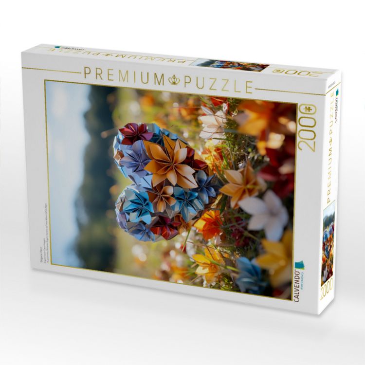 Produktbild: CALVENDO Puzzle Origami-Herz | 2000 Teile Lege-Gr&ouml;&szlig;e 90x67cm Foto-Puzzle f&uuml;r gl&uuml;ckliche Stunden